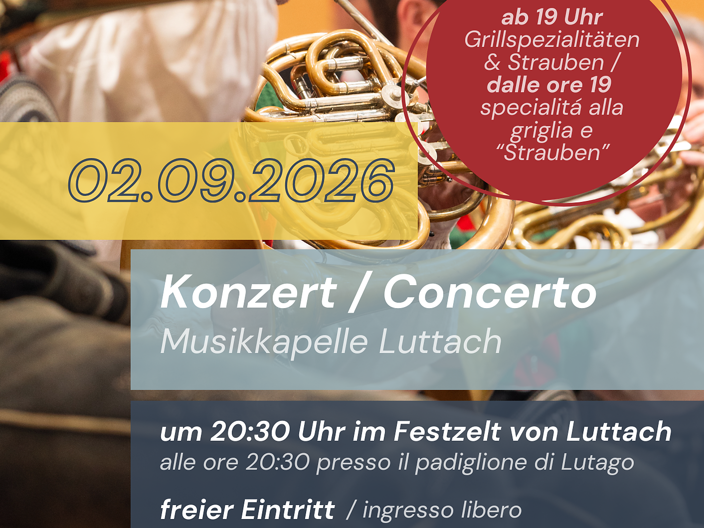 Abendkonzert der Musikkapelle Luttach - Ahrntal - #1 - suedtirol.info