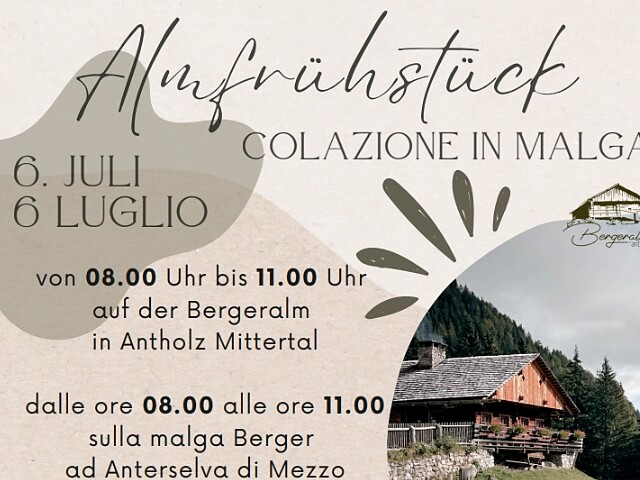 Breakfast at the Berger hut - Dolomites Region Kronplatz/Plan de Corones - #1 - suedtirol.info