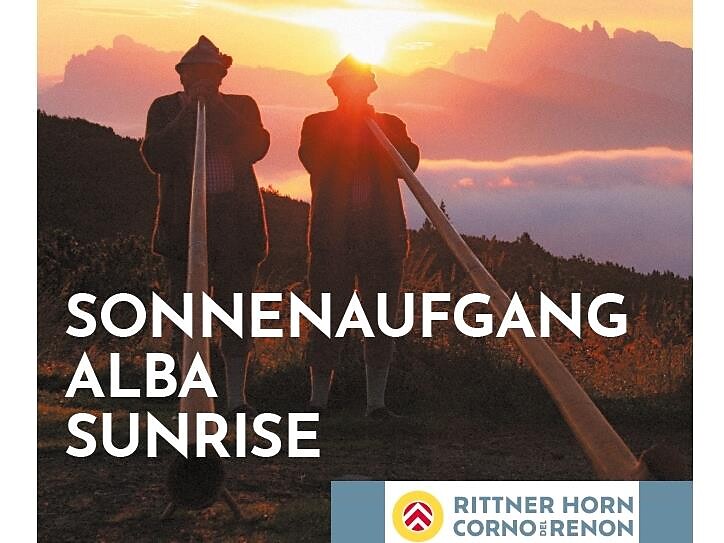 Sun rise on the Rittner Horn Ritten/Renon 1 suedtirol.info
