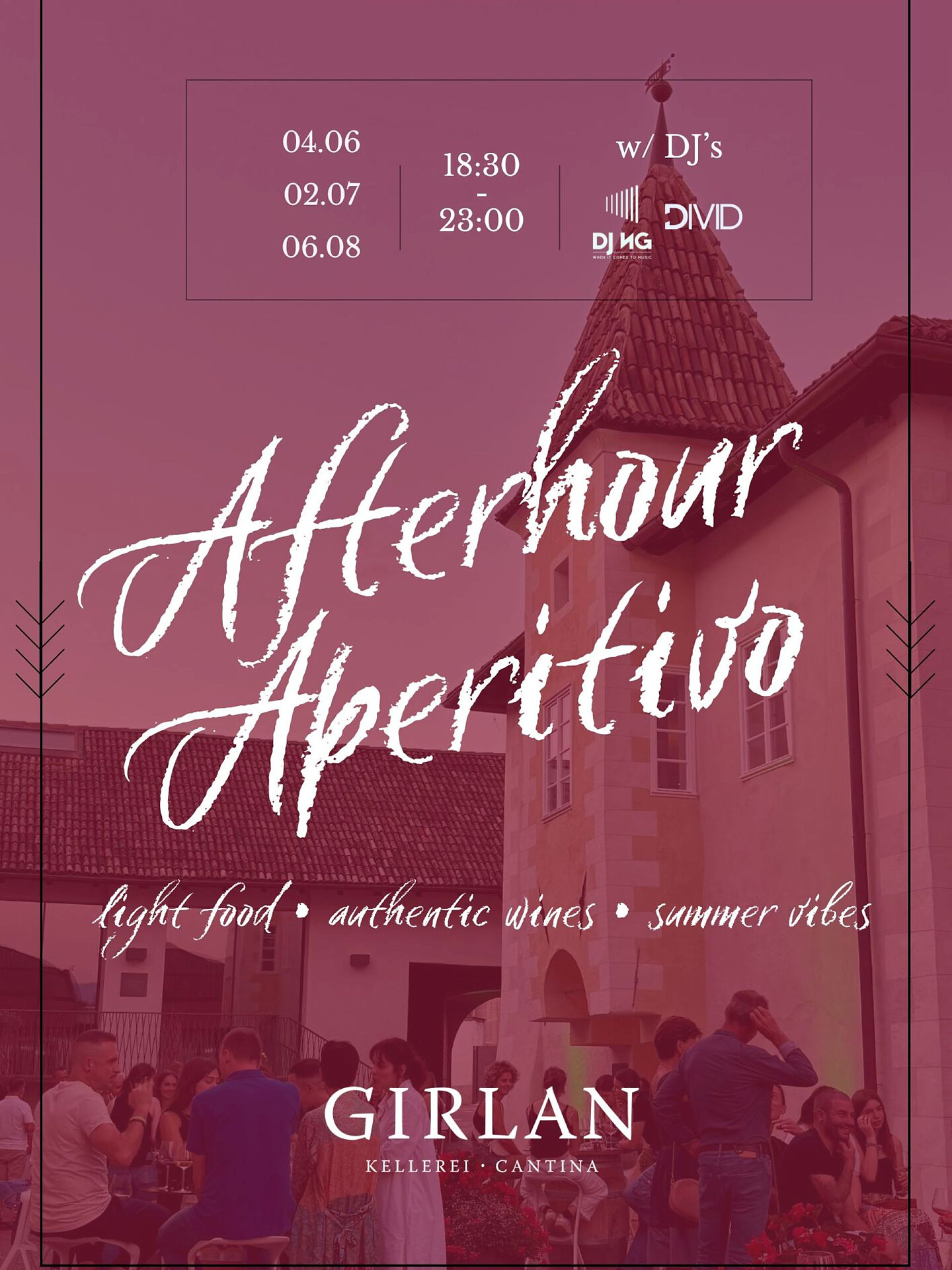 Afterhour Aperitivo - Strada del Vino - #1 - suedtirol.info