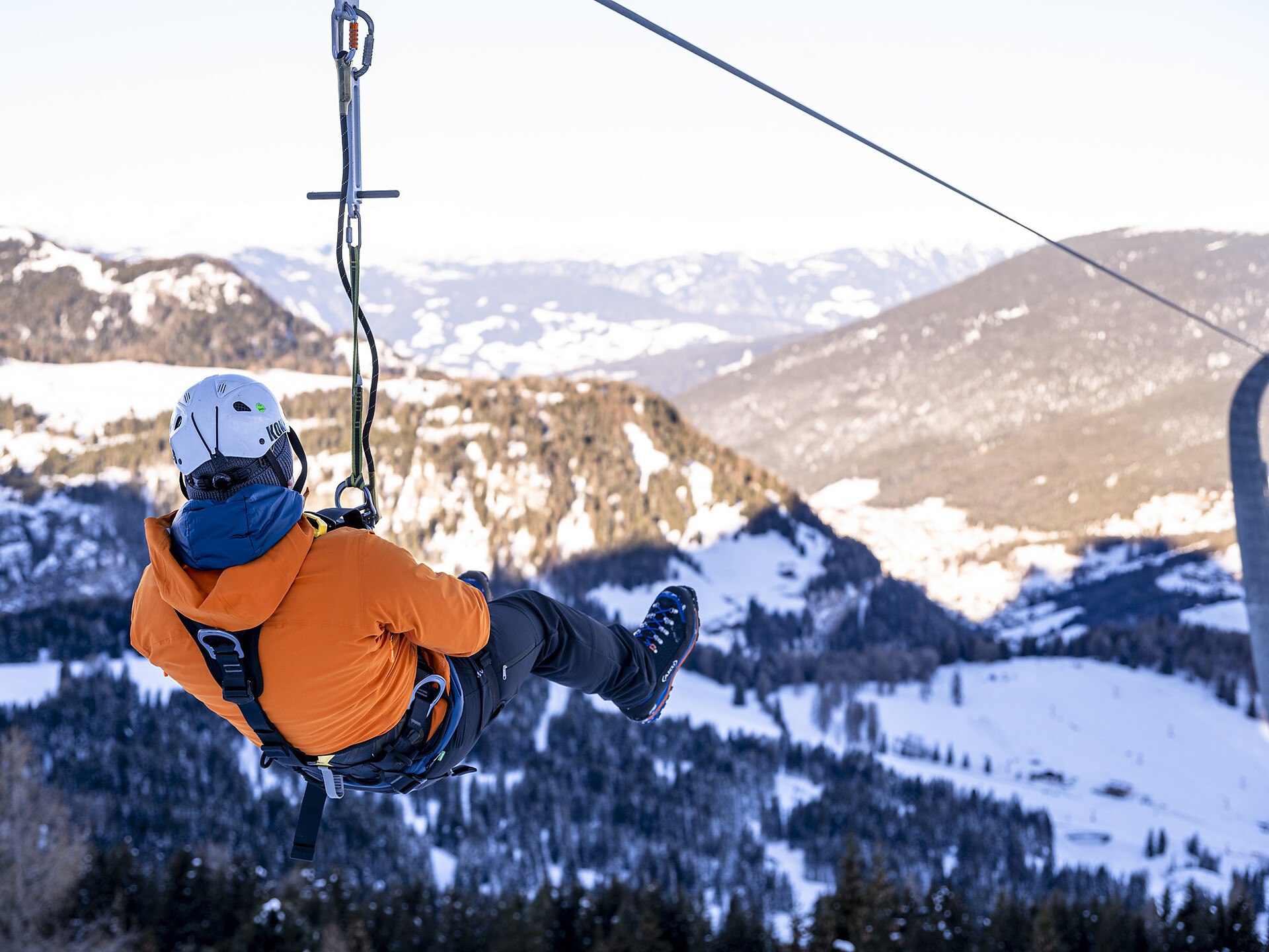 Un’esperienza da togliere il fiato: Zipline Monte Pana - Regione dolomitica Val Gardena - #1 - suedtirol.info