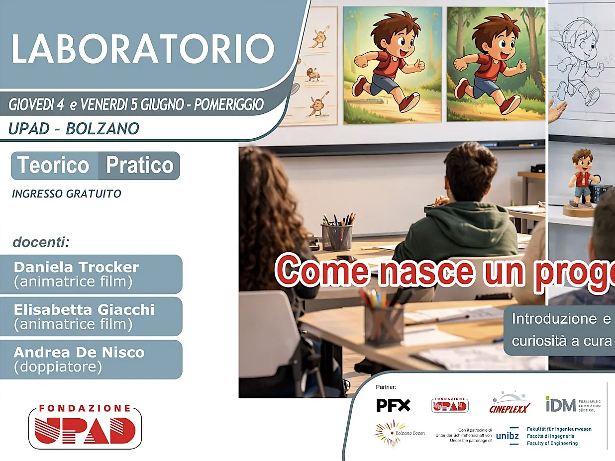 Bolzano Animated Movie Days - LABORATORIO - Bolzano e dintorni - #1 - suedtirol.info