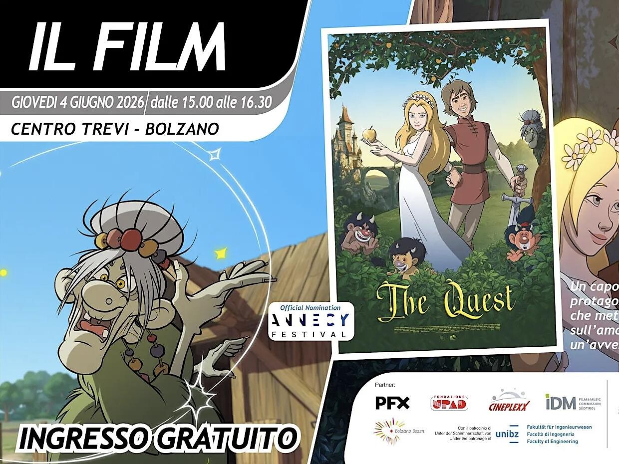 Bolzano Animated Movie Days Bozen - MOVIE: THE QUEST - Bolzano/Bozen and environs - #1 - suedtirol.info