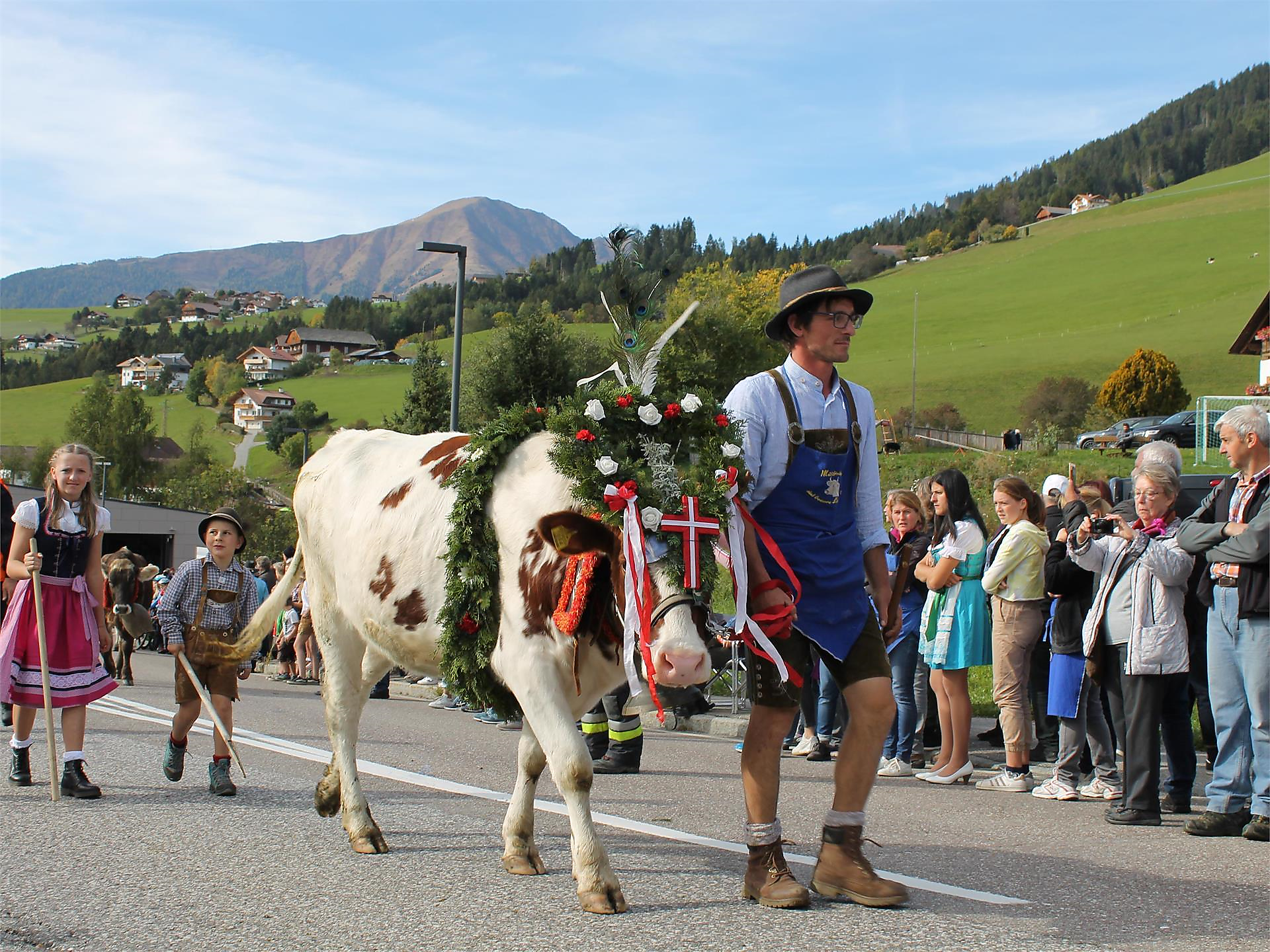 "Almabtrieb" - driving cattle and sheep - Brixen/Bressanone and environs - #1 - suedtirol.info