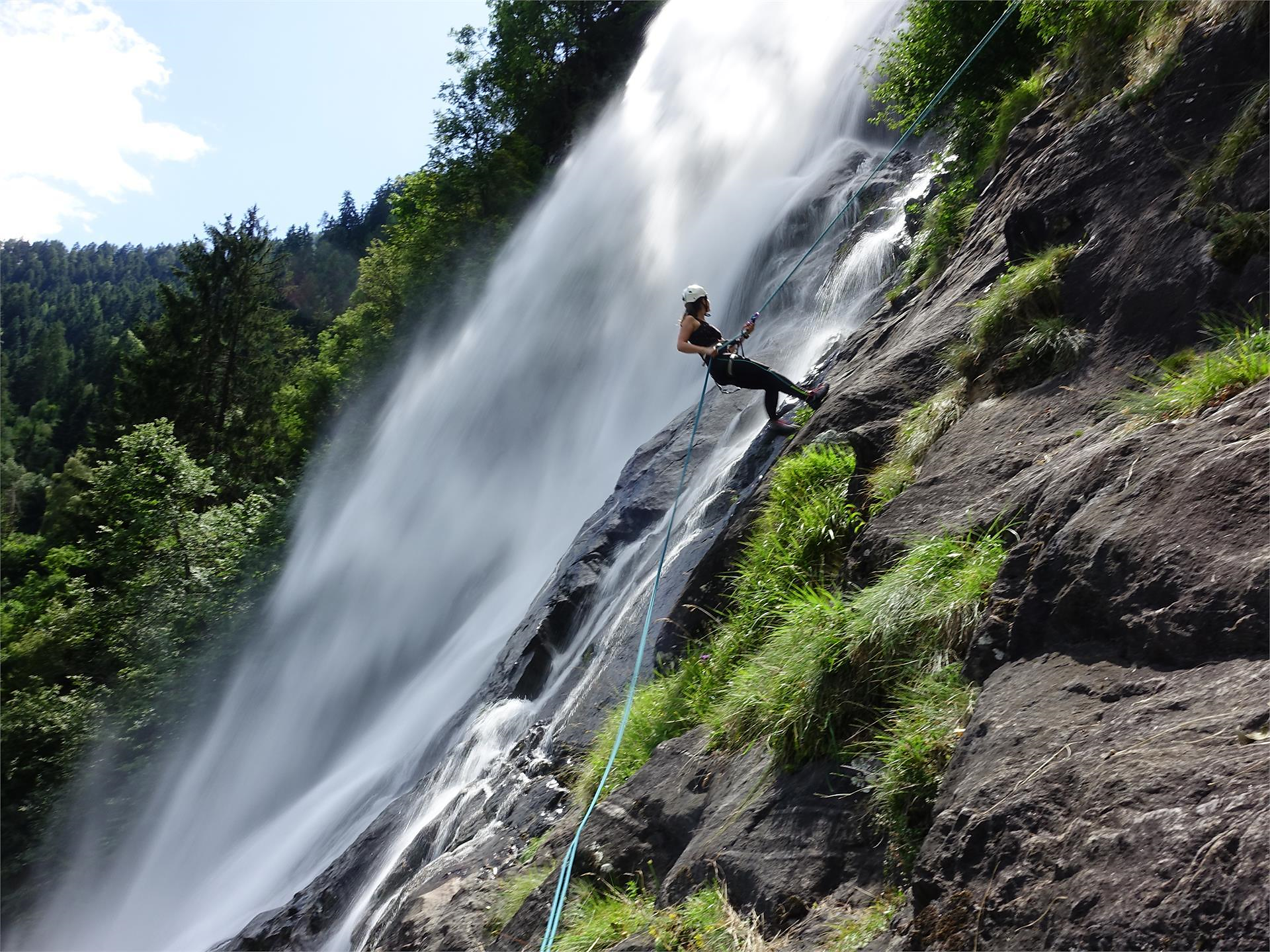 Abseiling at Partschins Waterfall Partschins/Parcines 3 suedtirol.info