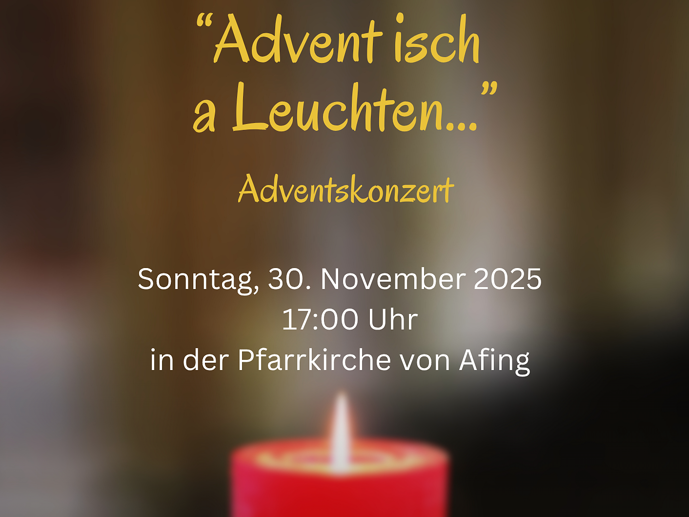 Adventskonzert "Advent isch a Leuchten" - Bozen und Umgebung - #1 - suedtirol.info