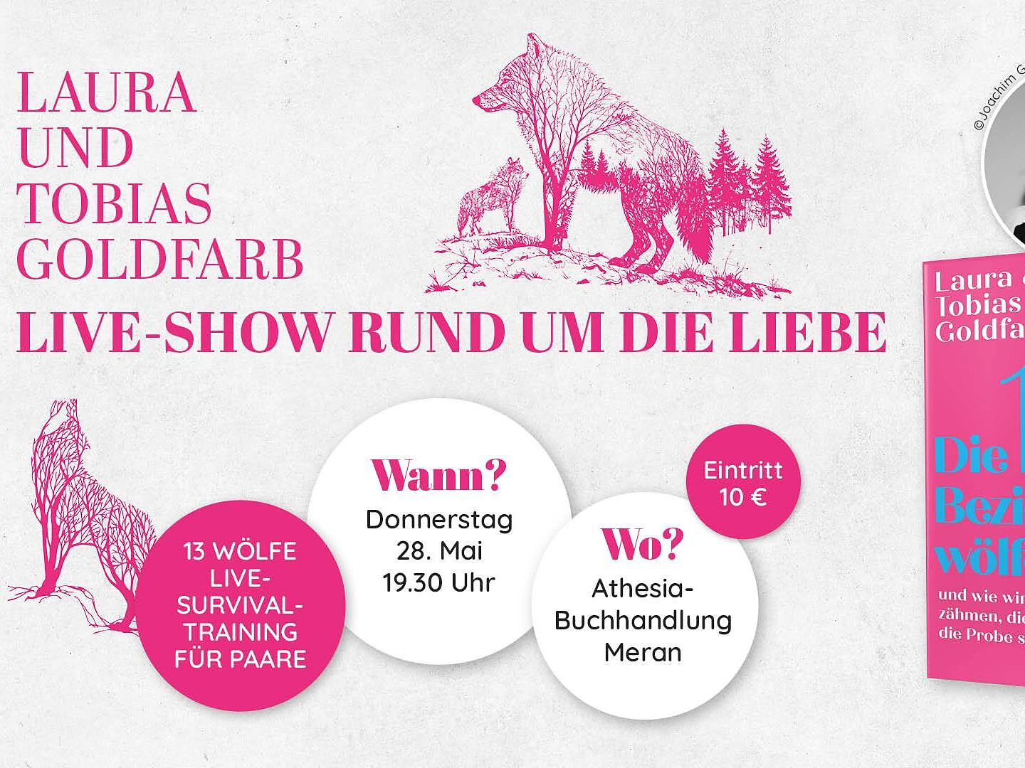 Book launch party "13 Beziehungswölfe" in german language - Meran/Merano and environs - #1 - suedtirol.info