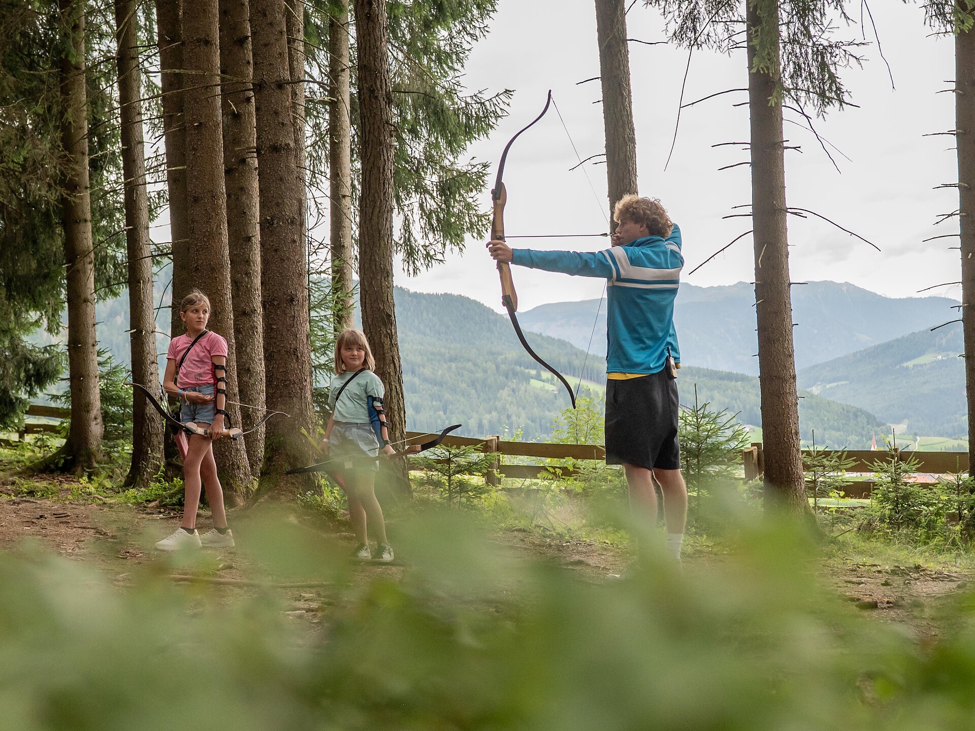 Tiro con l’arco nel percorso 3D - Regione dolomitica Plan de Corones - #1 - suedtirol.info