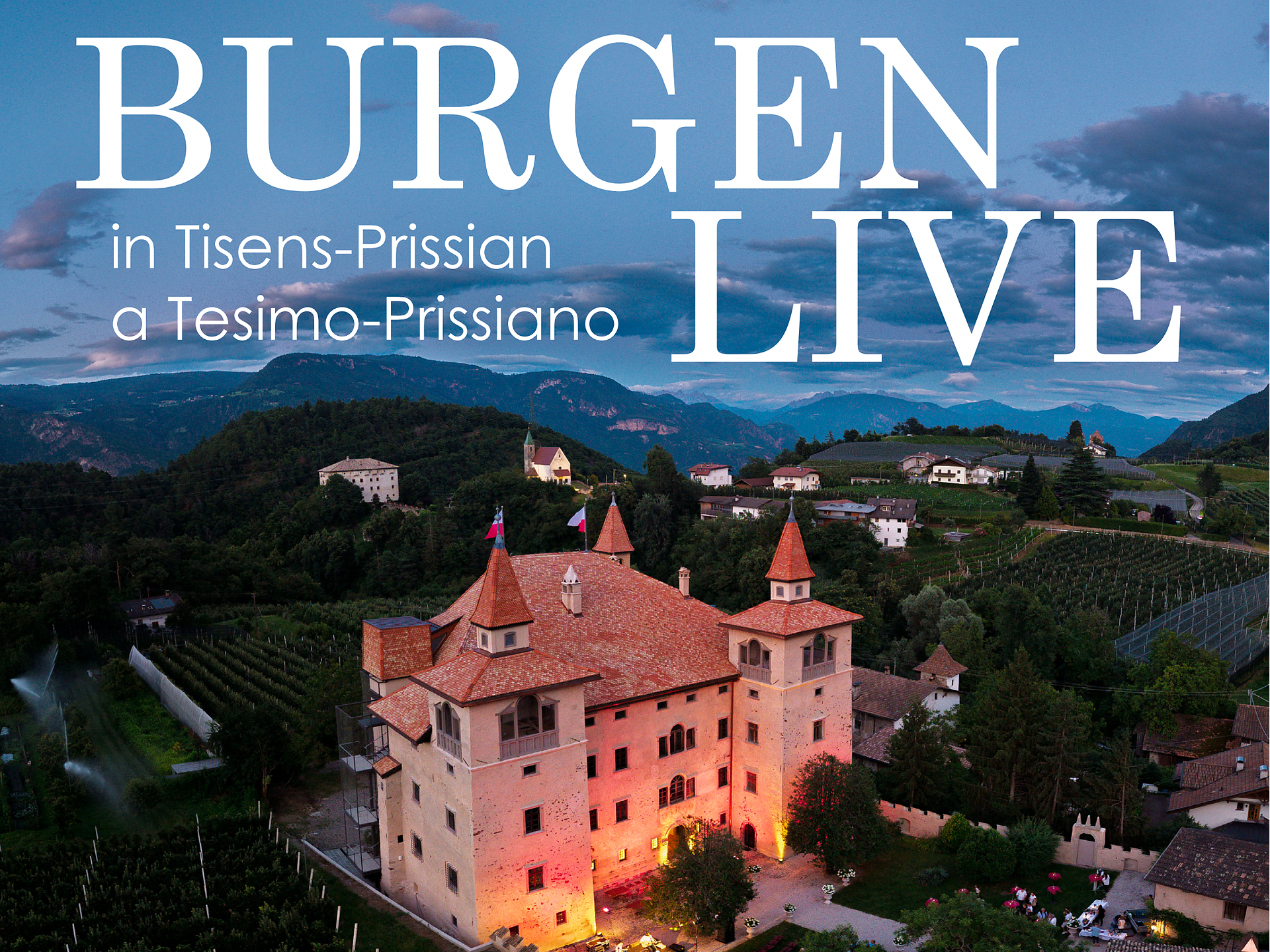 BURGEN LIVE in Tisens-Prissian: JON AND TERRY - Meran/Merano and environs - #3 - suedtirol.info