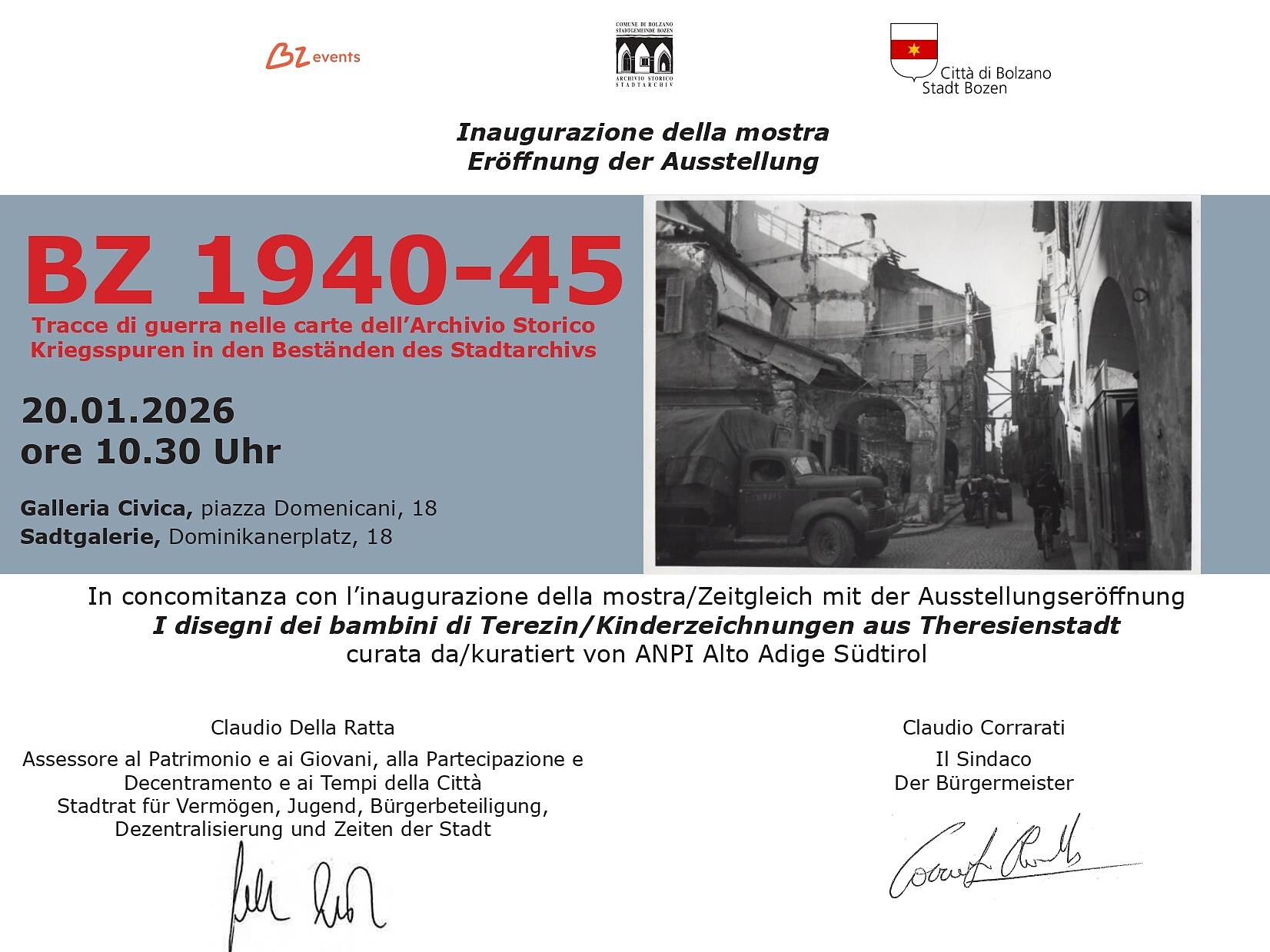 BZ 1940-45 - Tracce di guerra nelle carte dell'Archivio Storico - Bolzano e dintorni - #1 - suedtirol.info