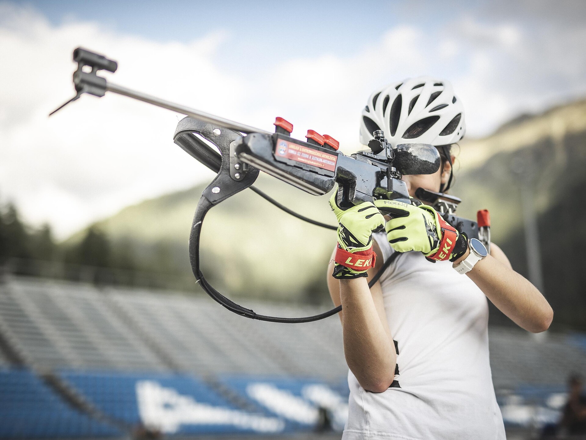 Biathlon per tutti - tiro al poligono - Regione dolomitica Plan de Corones - #1 - suedtirol.info