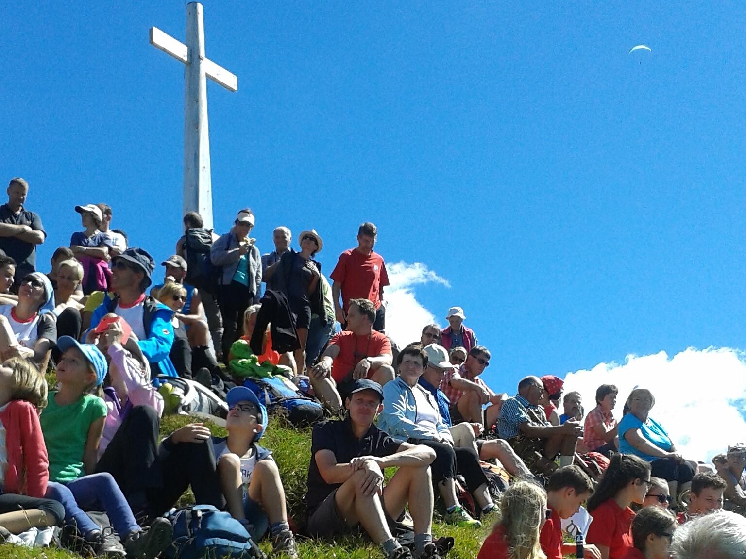 Santa Messa in montagna Grünbachjoch/Cima di Pozzo Chienes 1 suedtirol.info