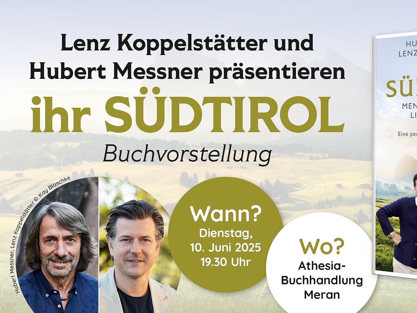 Book presentation in German:  "Unser Südtirol" Meran/Merano 1 suedtirol.info