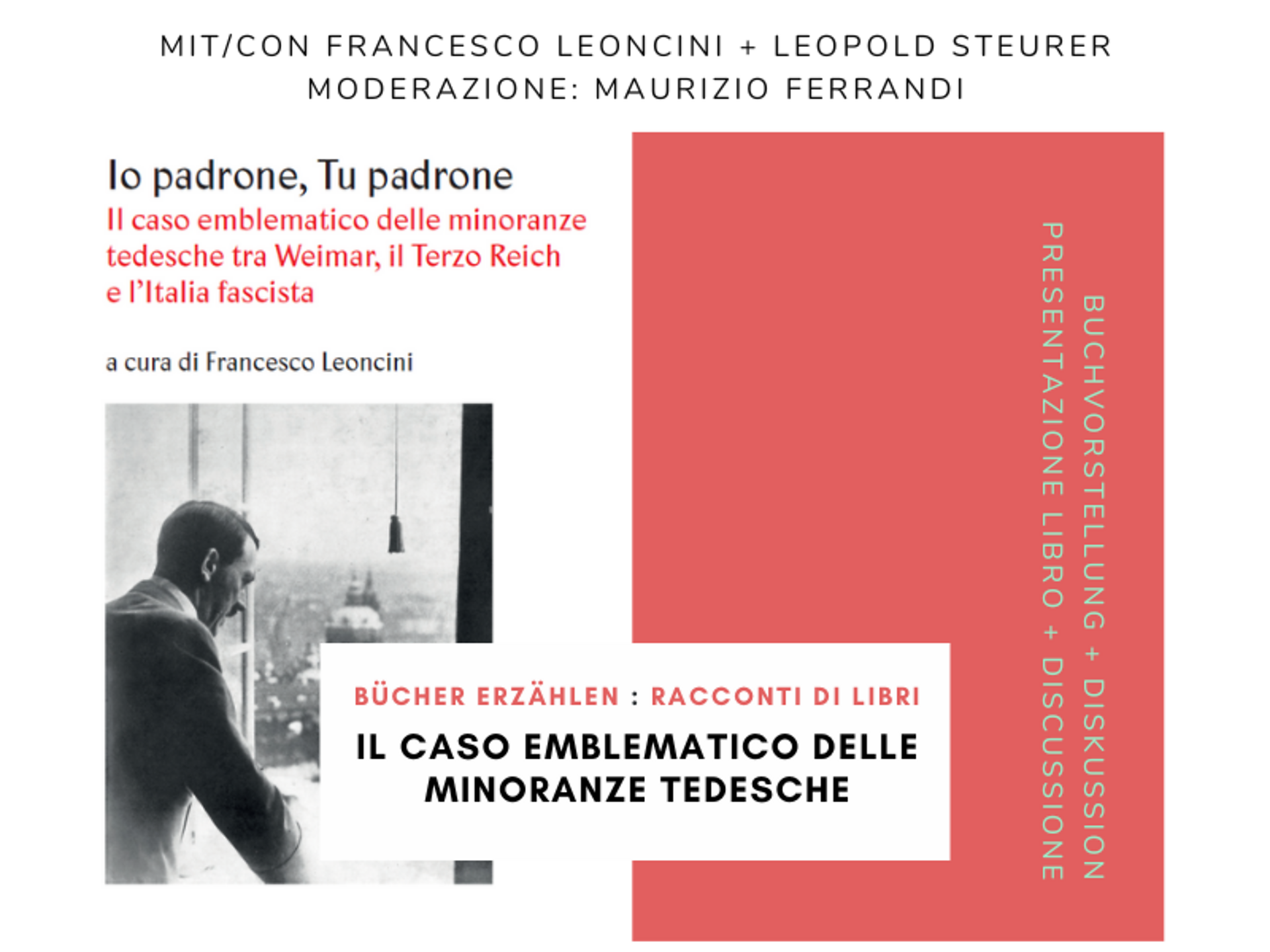 Presentation of the book by Francesco Leoncini in italian language - Meran/Merano and environs - #1 - suedtirol.info
