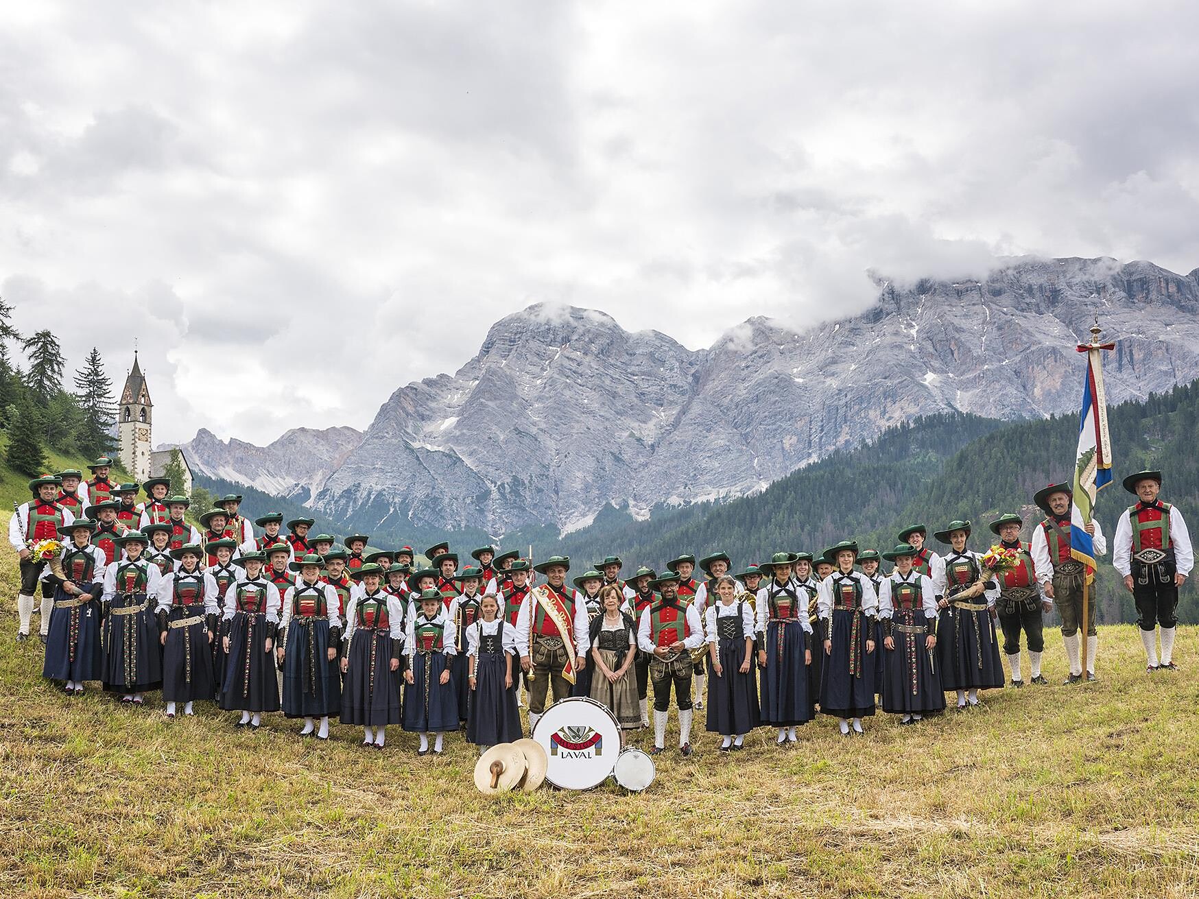 Conzert d'aisciöda - Concerto della banda musicale di La Val - Regione dolomitica Alta Badia - #1 - suedtirol.info