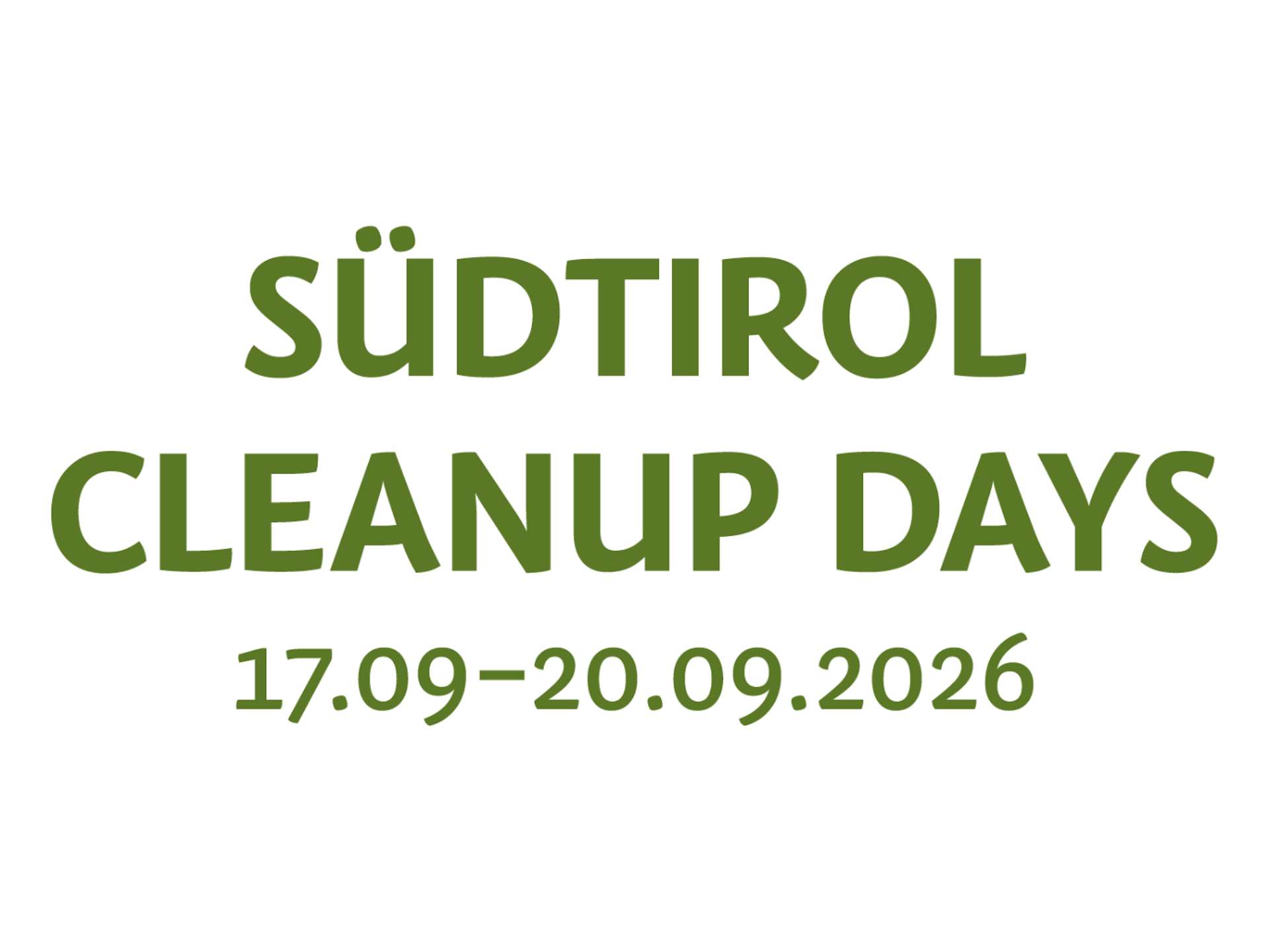 Südtirol Alto Adige CleanUP Days 2026 - Dolomites Region Seiser Alm - #2 - suedtirol.info