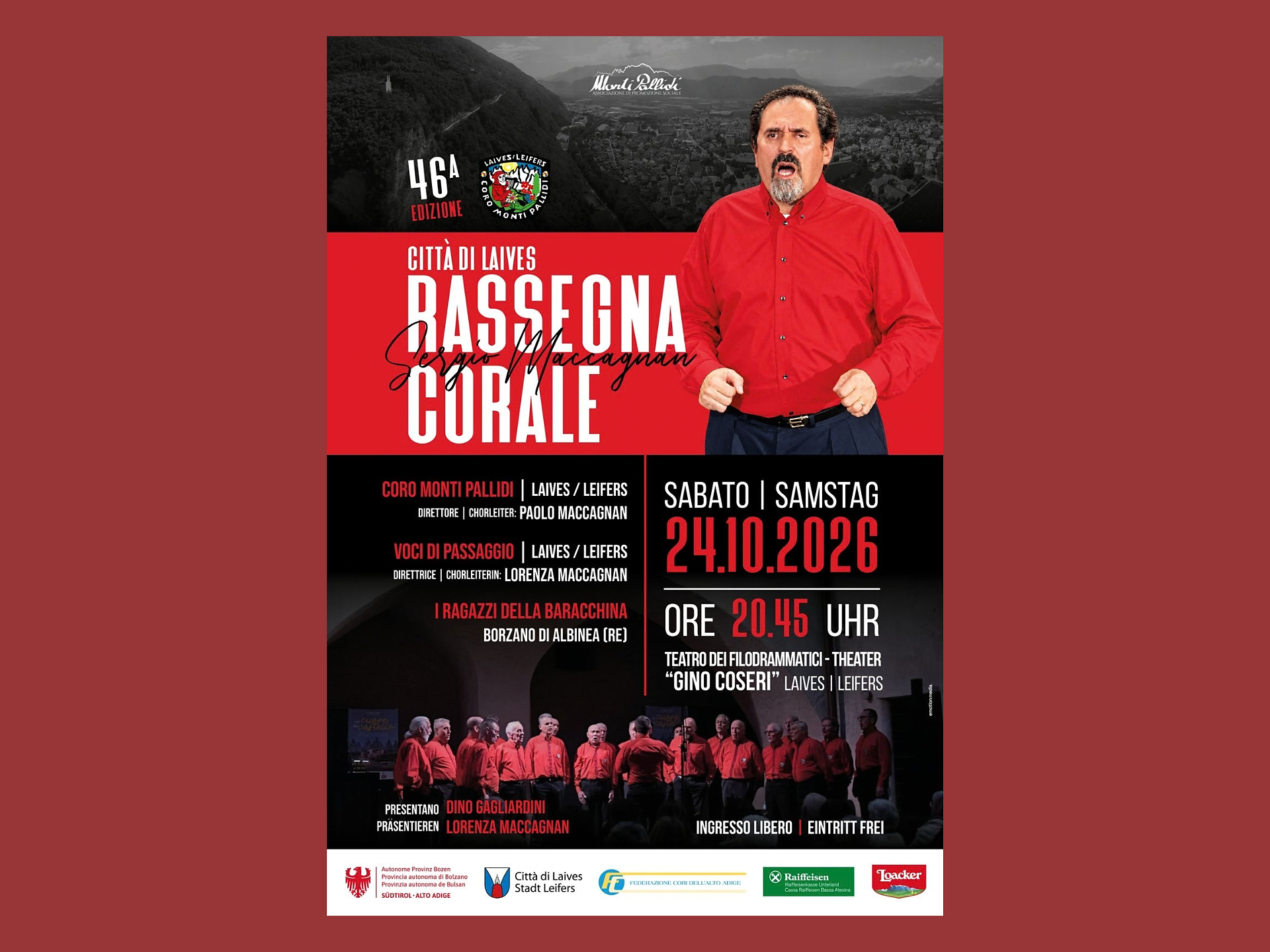 46. Chormusik "Sergio Maccagnan" Leifers - Bozen und Umgebung - #1 - suedtirol.info