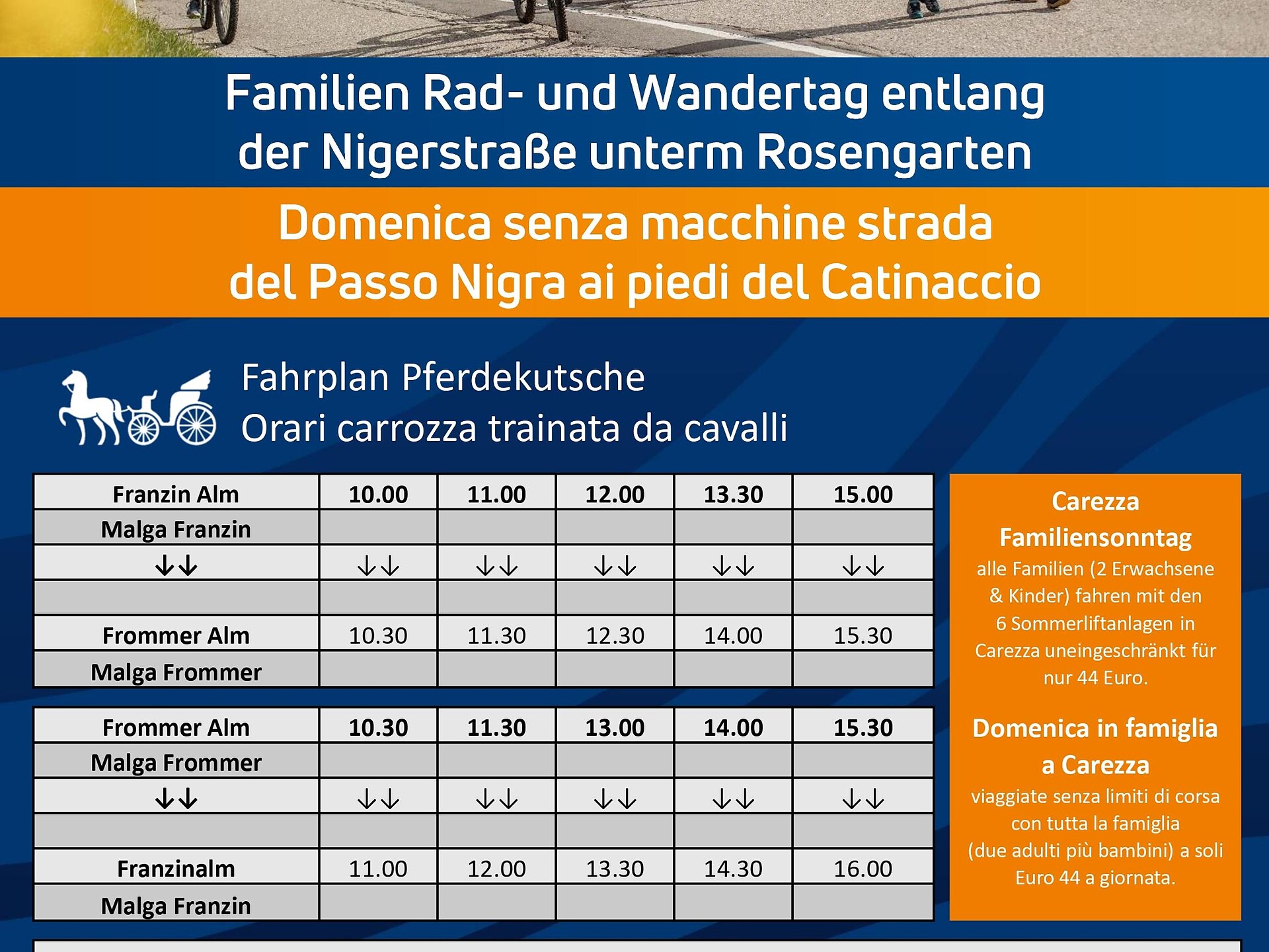 FAMILY CYCLING AND HIKING DAY along the Nigerstraße - Dolomites Region Eggental - #3 - suedtirol.info