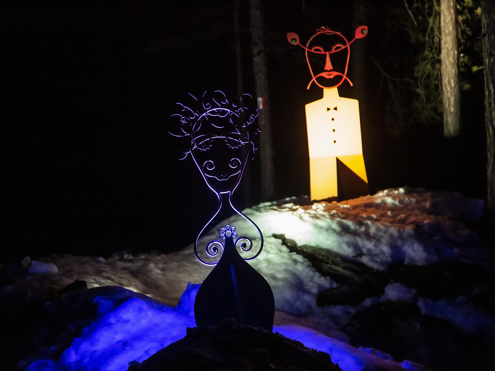 Cun la gücia da sëra - Abend-Pferdeschlittenfahrt auf dem Künstlerweg - Dolomitenregion Alta Badia - #3 - suedtirol.info