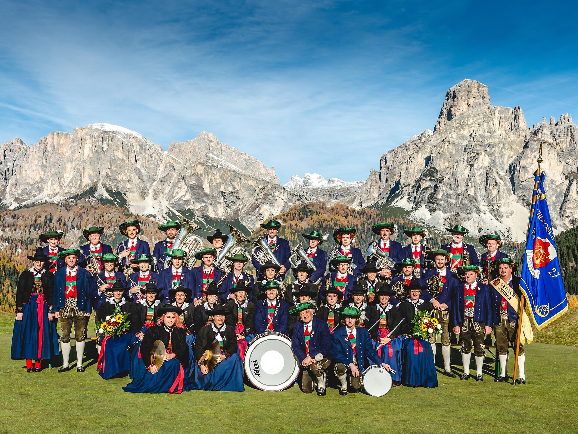 Conzert d'aisciöda - Concert by the Calfosch-Corvara music band Corvara 2 suedtirol.info