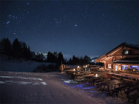 Candle-light dinner on the Seiser Alm at the Gostner mountain hut Kastelruth/Castelrotto 1 suedtirol.info