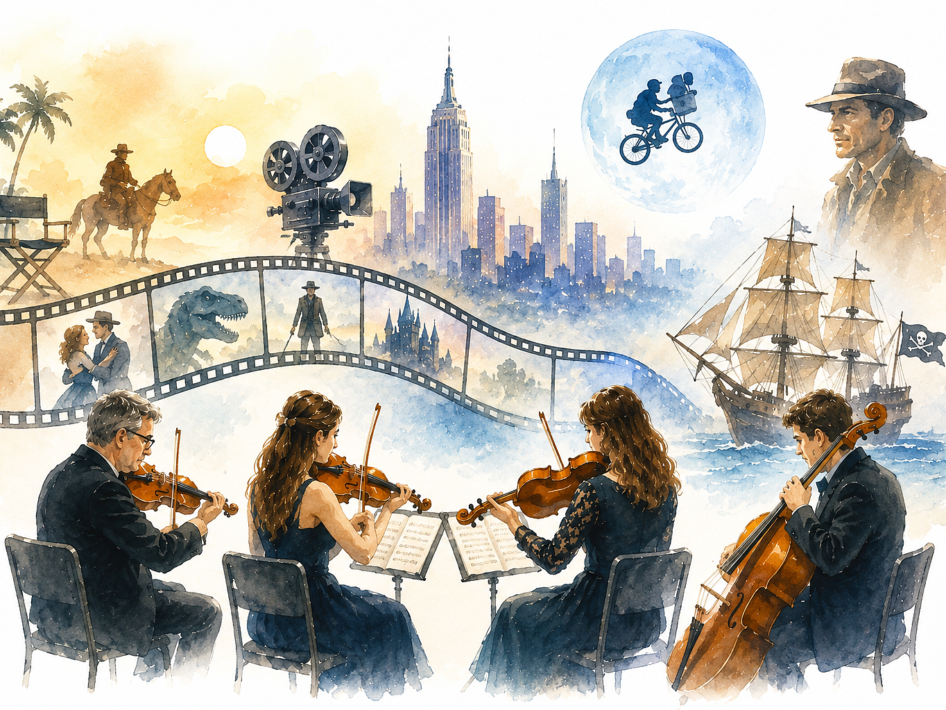 Classical Mood Quartet "Soundtracks der amerikanischen Filmgeschichte" - Dolomitenregion Gröden - #1 - suedtirol.info