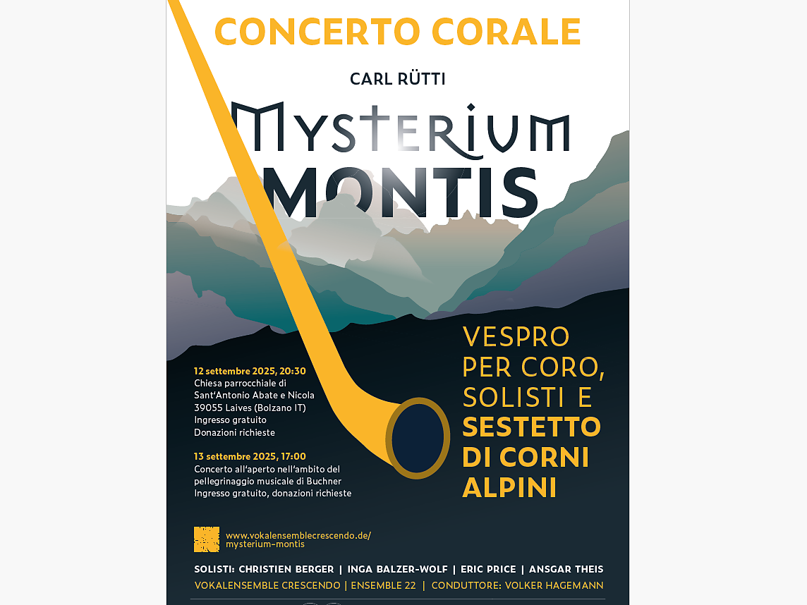 Carl Rütti, Mysterium Montis - Bolzano e dintorni - #2 - suedtirol.info