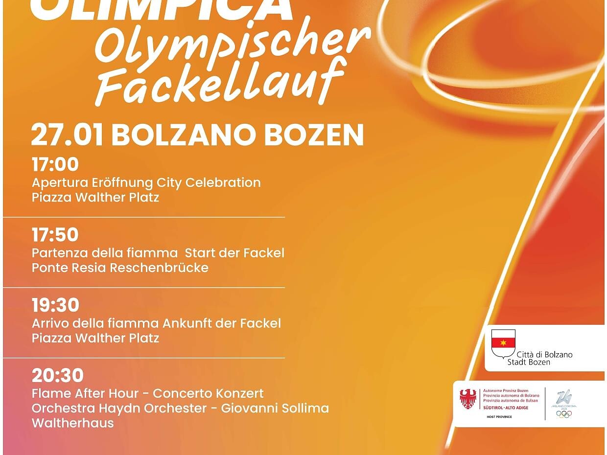 Olympic Torch 51st stage - Bolzano - Bolzano/Bozen and environs - #2 - suedtirol.info