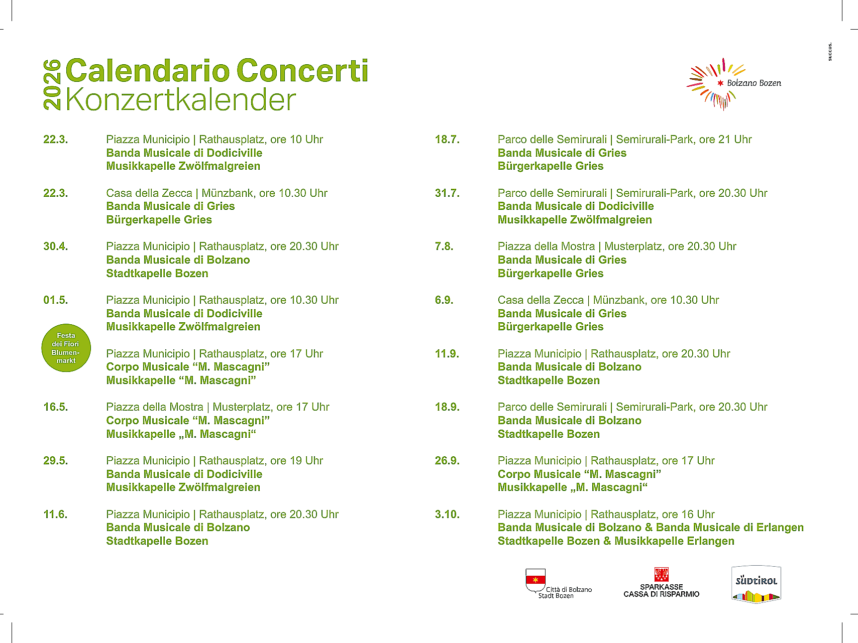 Die Bozner Musikkapelle 2026 - Stadtkapelle Bozen - Bozen und Umgebung - #2 - suedtirol.info