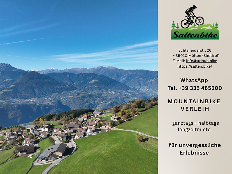 E-MTB piacevole giro circolare primaverile sull  Tschögglberg - Bolzano e dintorni - #1 - suedtirol.info