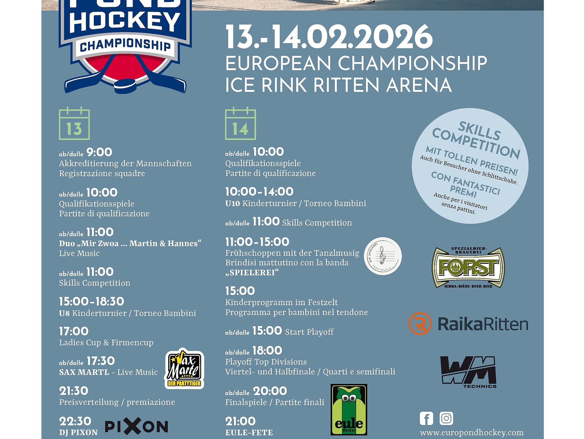 European Pond Hockey Championship - Bolzano e dintorni - #2 - suedtirol.info