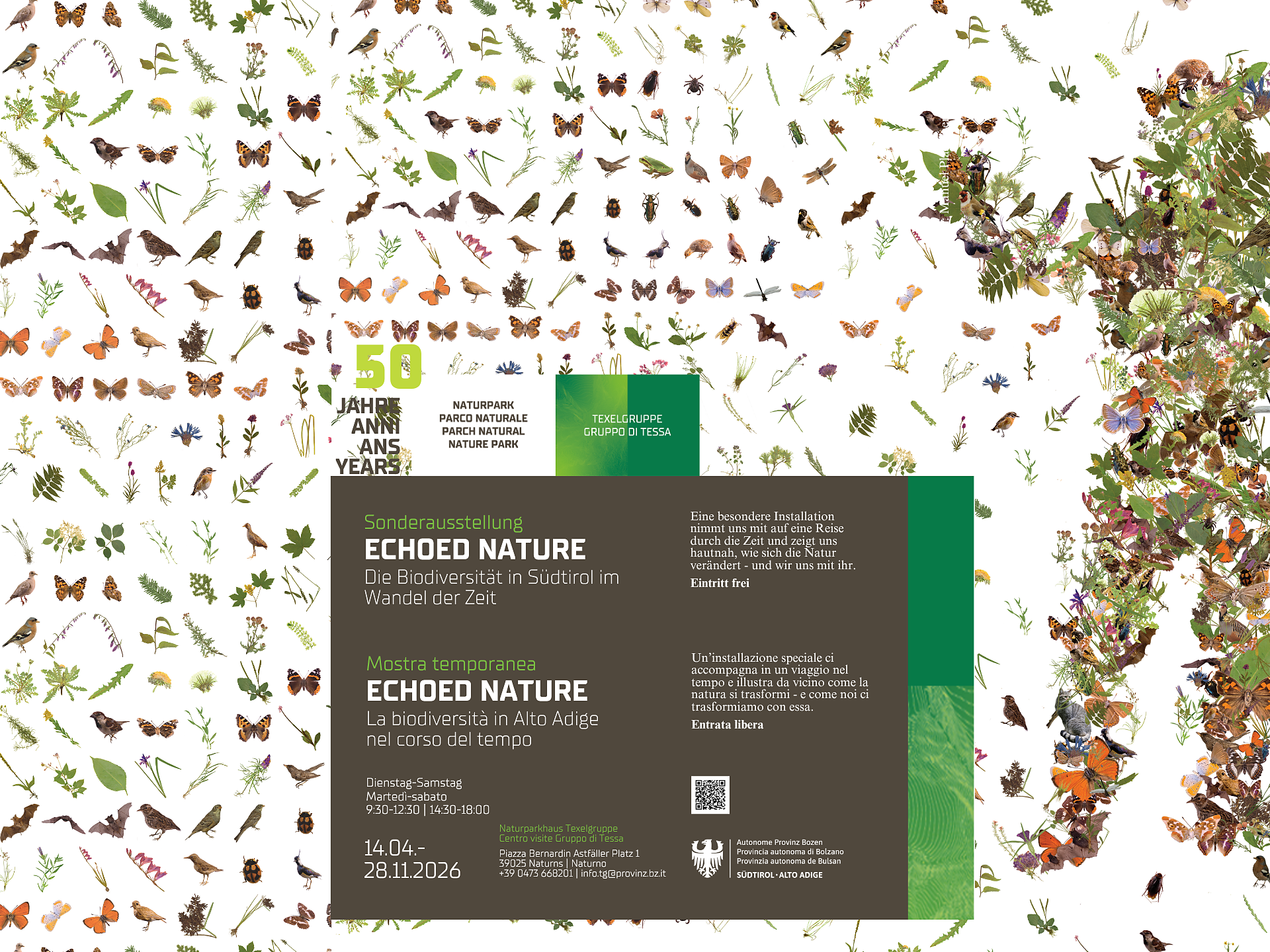 Echoed Nature! Die Biodiversität im Wandel der Zeit - Sonderausstellung - Meran und Umgebung - #2 - suedtirol.info