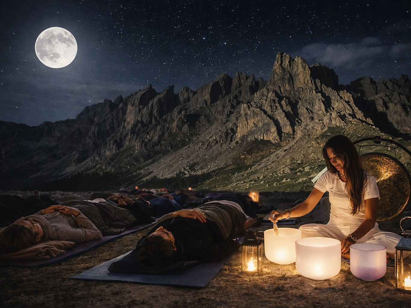 L’eco della luna – bagno di gong e campane di cristallo ad alta quota - Regione dolomitica Val Gardena - #1 - suedtirol.info