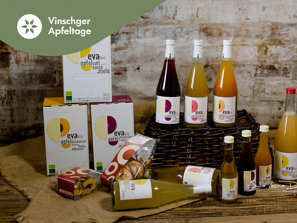 Vinschger Apfeltage: Succo di mela EVA - visita guidata e degustazione - Val Venosta - #1 - suedtirol.info