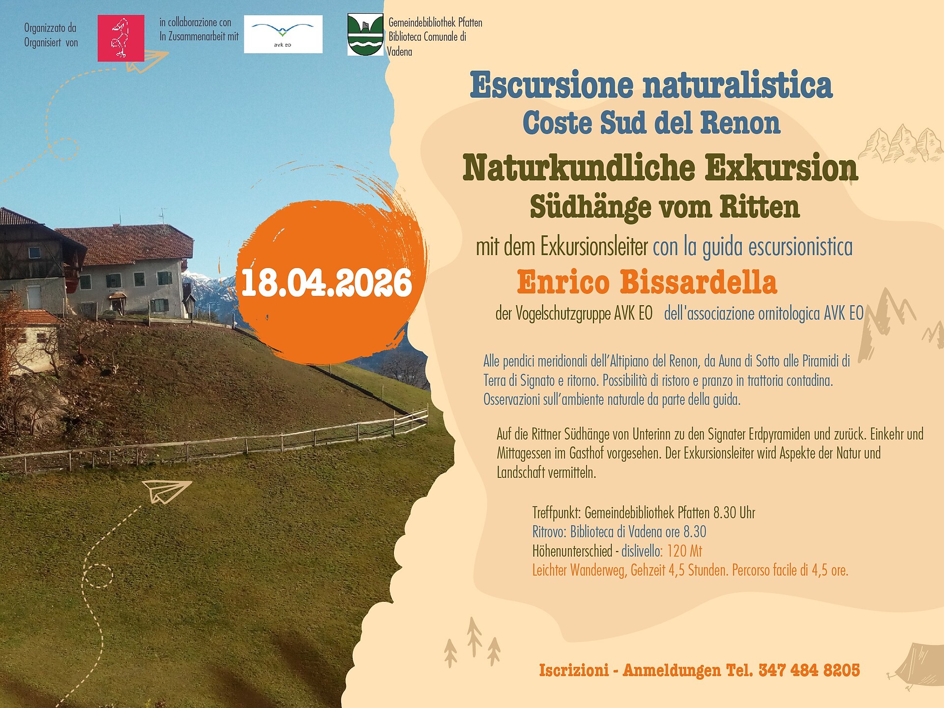 Escursione naturalistica: Coste Sud del Renon - Bolzano e dintorni - #1 - suedtirol.info