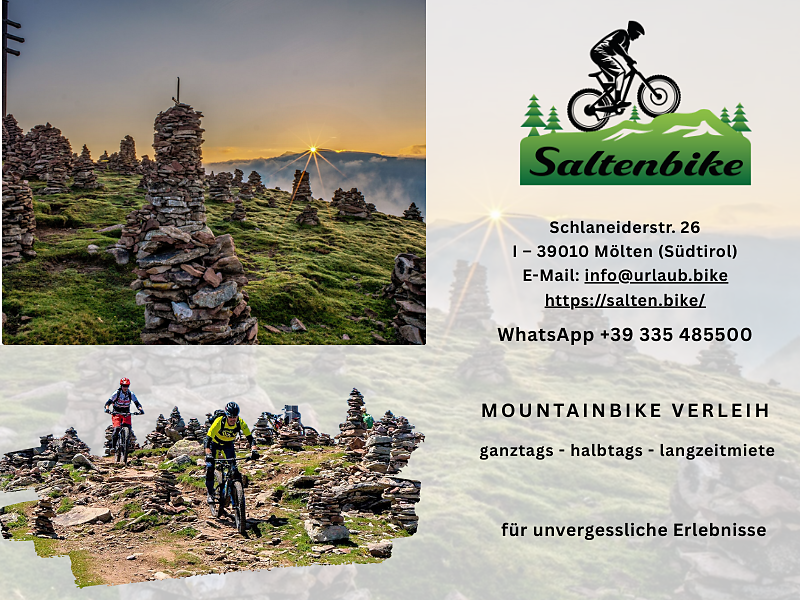 E-MTB  Escursione all'alba alle Stoanernen Mandlen - Bolzano e dintorni - #1 - suedtirol.info
