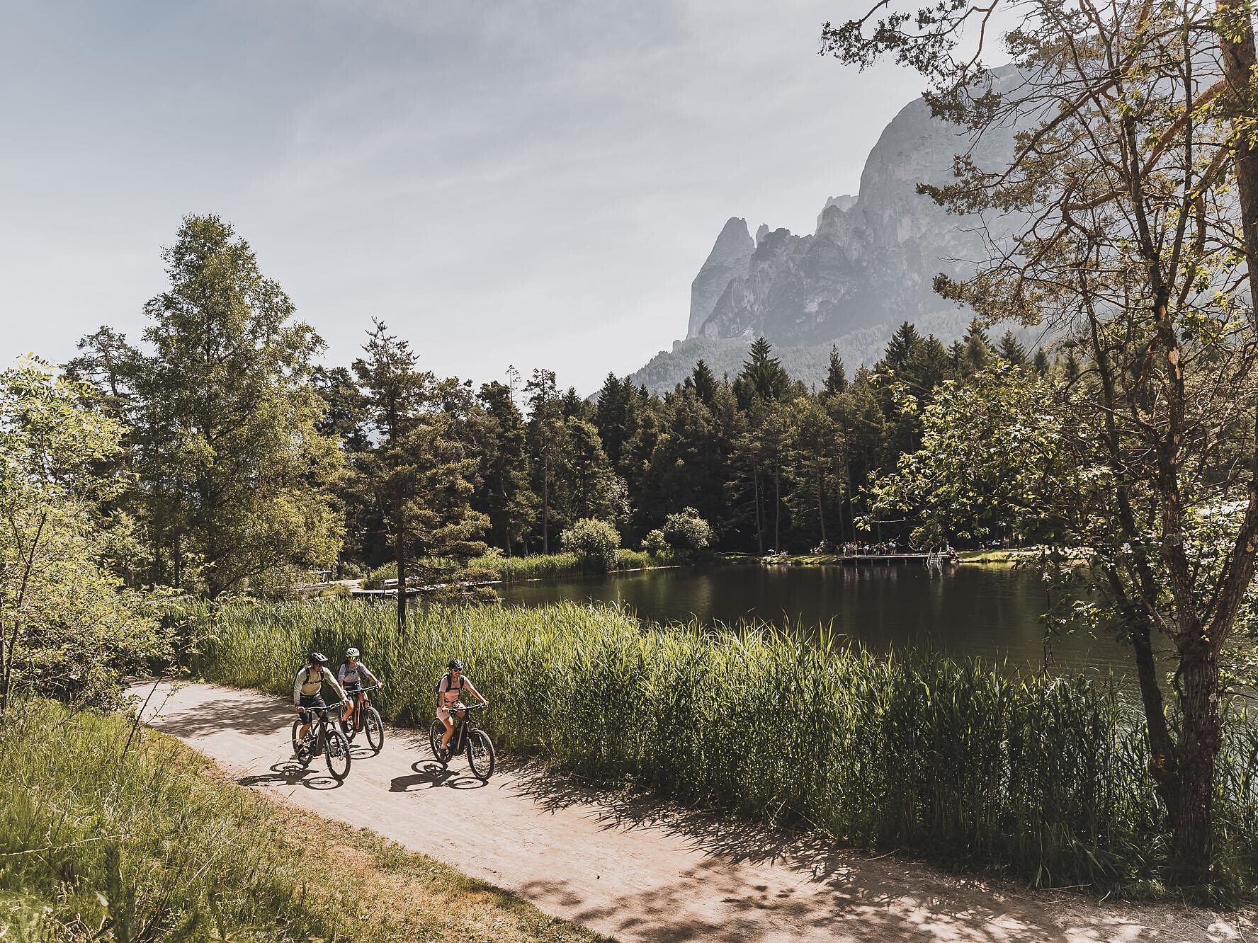 E-Bike-Tour Völser Weiher lake - Tuff Alm hut - Dolomites Region Seiser Alm - #1 - suedtirol.info