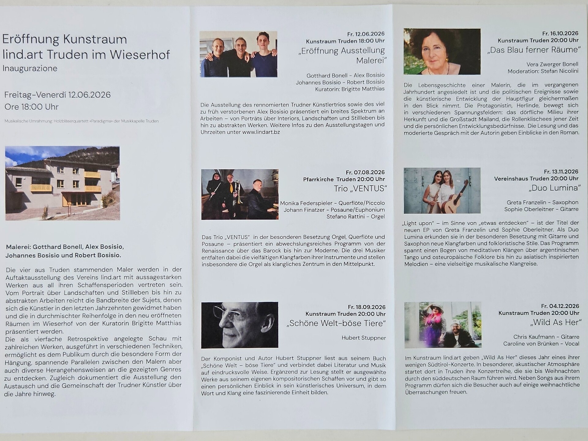 Eröffnung Kunstraum "lind.art" -  - #2 - suedtirol.info
