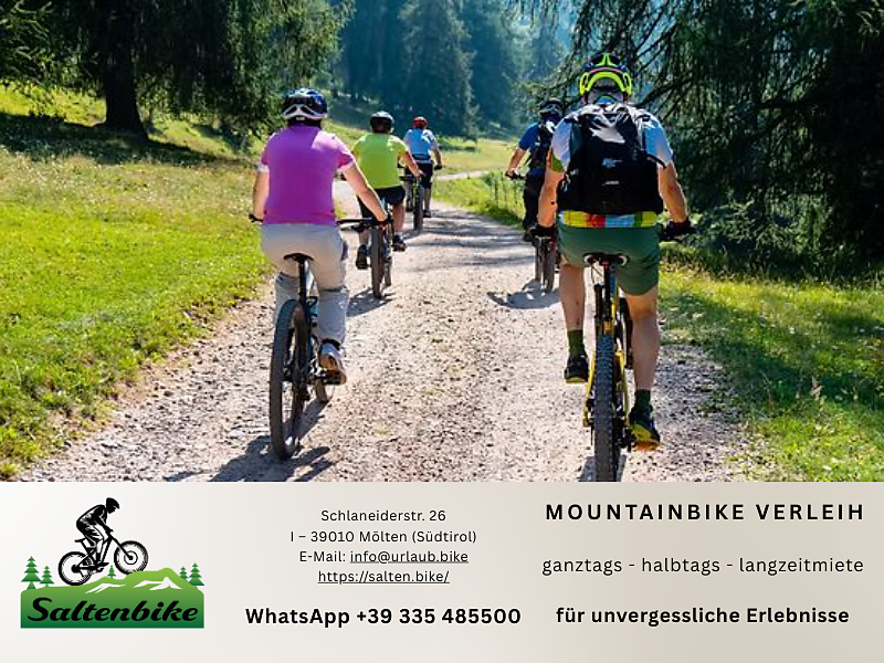 E-MTB Mountain bike elettrica leggera giro panoramico - Saltenbike - Bolzano e dintorni - #1 - suedtirol.info