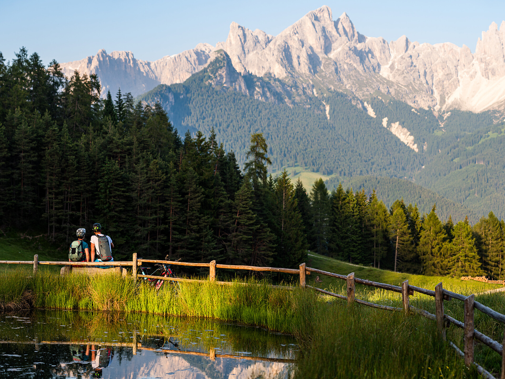 E-Bike Tour zum Völser Weiher Wolkenstein 2 suedtirol.info
