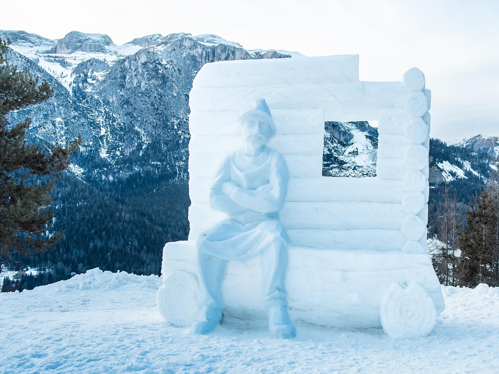 Ert sön pista - Snow art - Dolomites Region Alta Badia - #1 - suedtirol.info