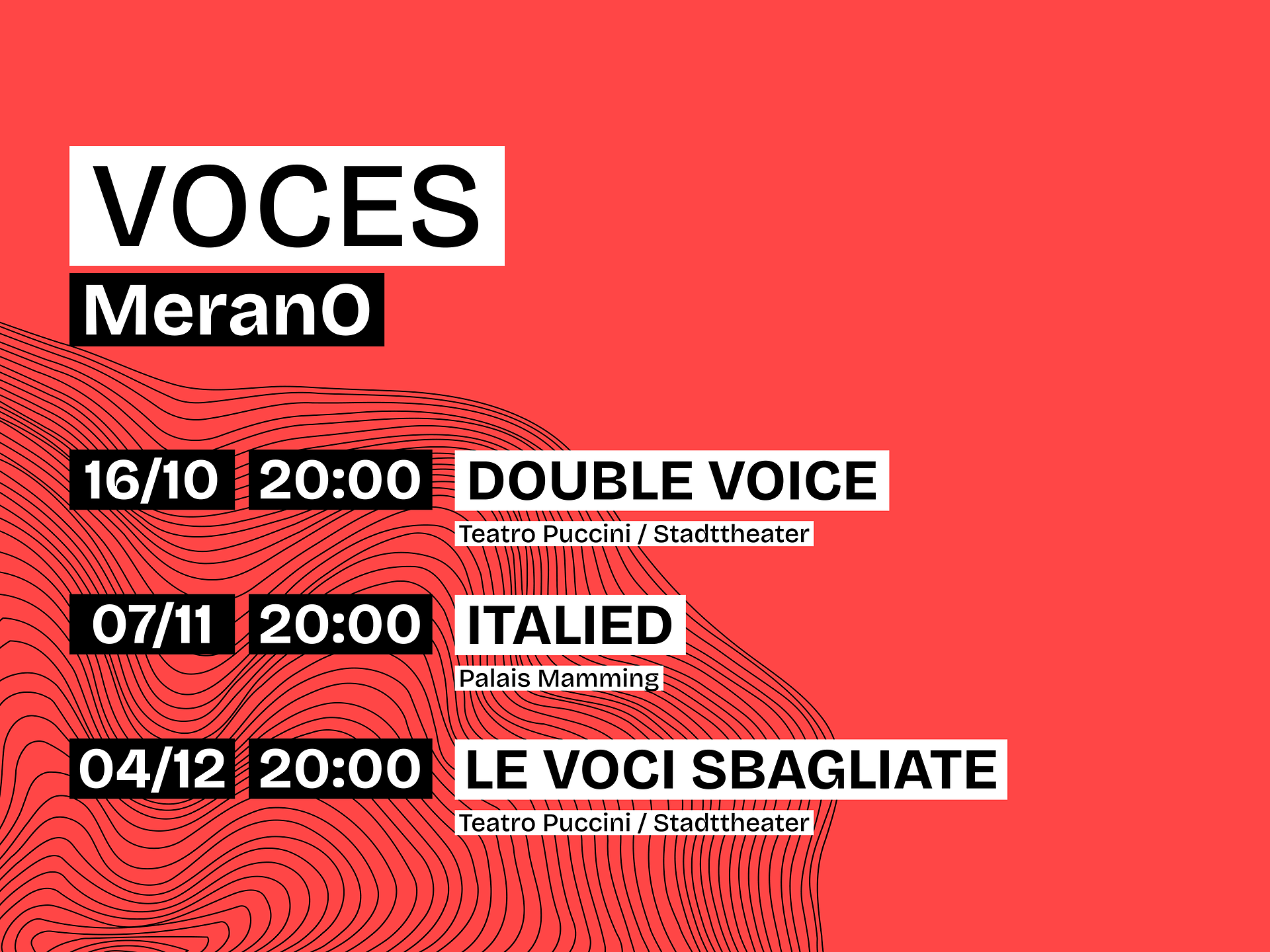 Festival VOCES - Meran und Umgebung - #1 - suedtirol.info