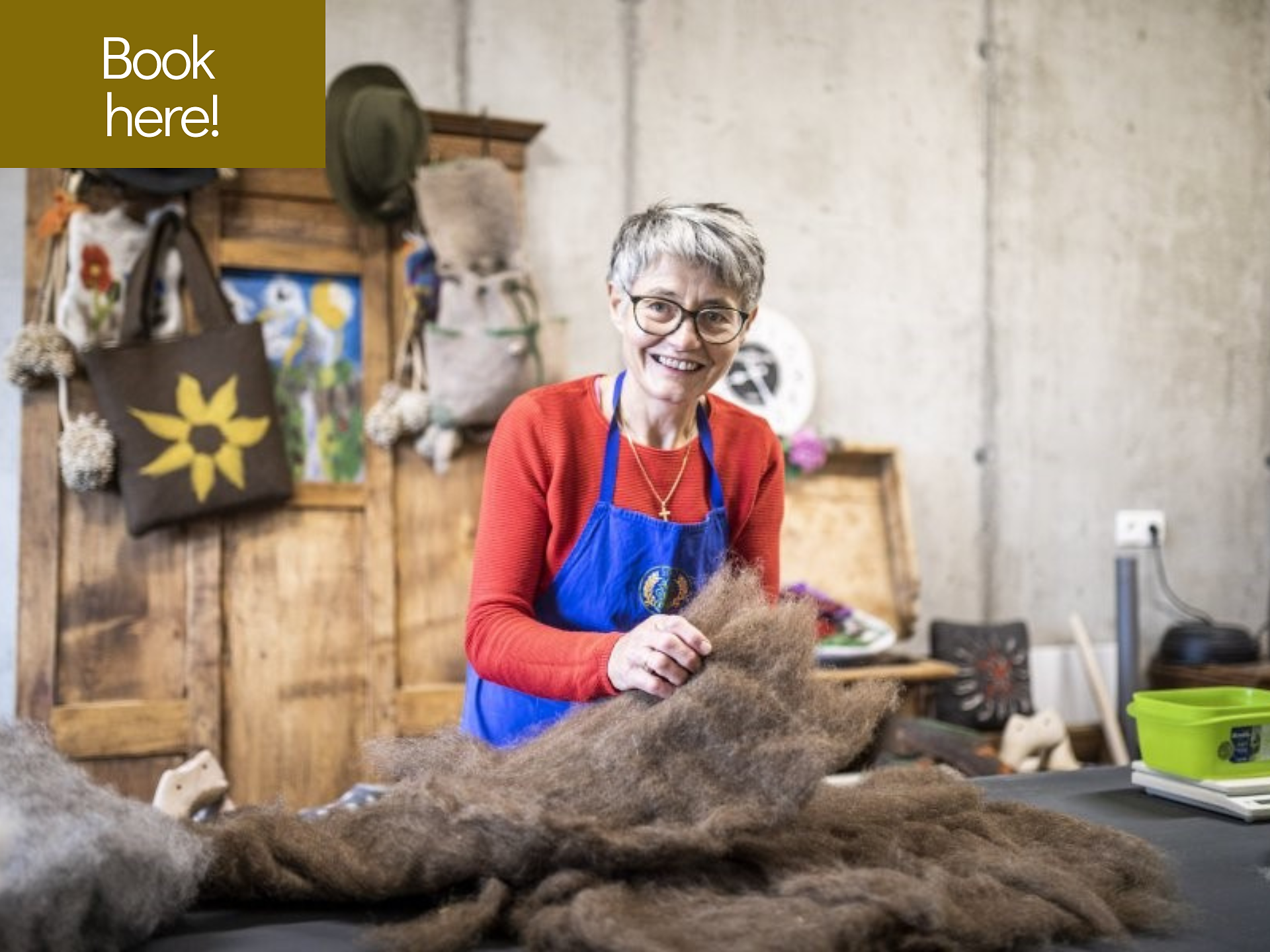 Realizza le tue pantofole di feltro con la contadina a Mazia - Val Venosta - #1 - suedtirol.info