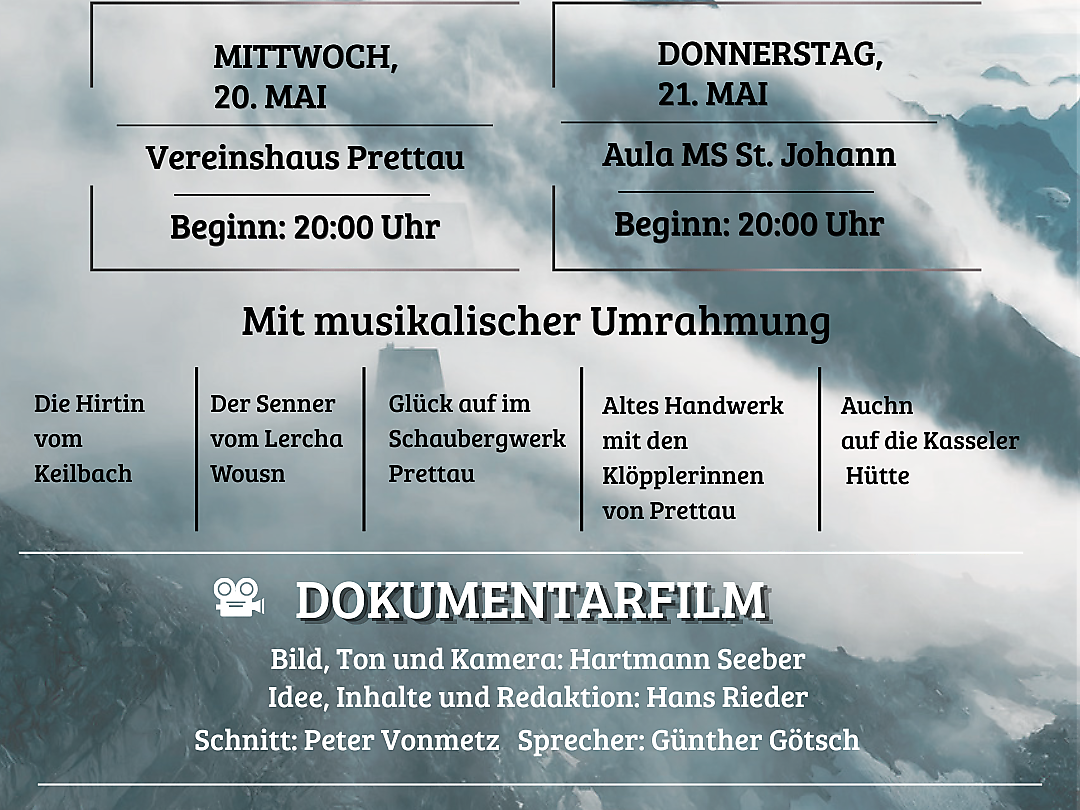 Filmpremiere in Prettau "Menschen und Landschaften im Einklang" - Ahrntal - #1 - suedtirol.info