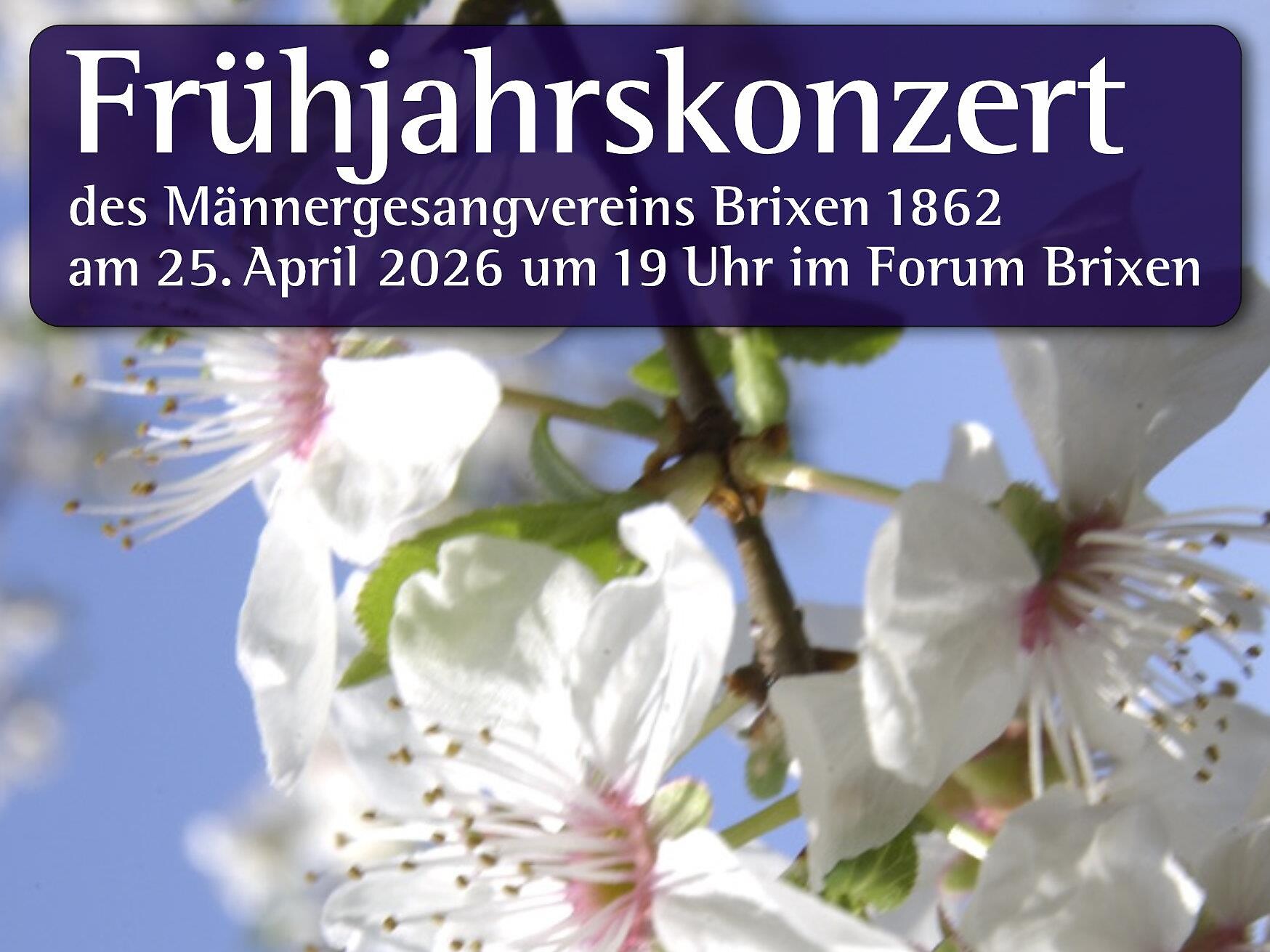 Frühjahrskonzert des Männergesangsvereins Brixen 1862 - Brixen und Umgebung - #1 - suedtirol.info
