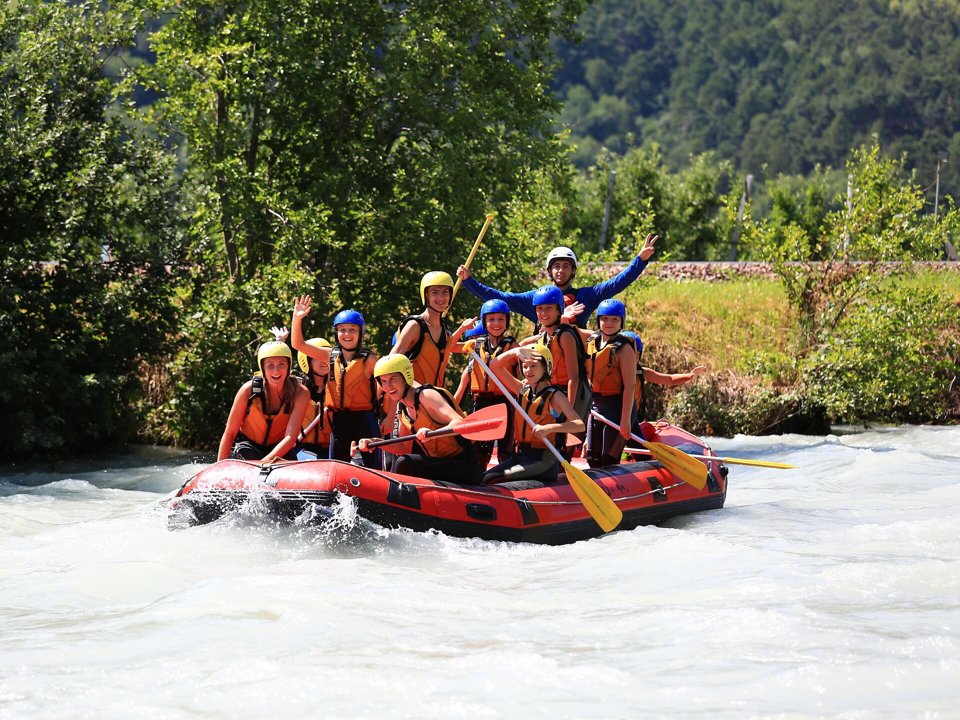 Rafting (kids summer) Kastelbell-Tschars/Castelbello-Ciardes 1 suedtirol.info