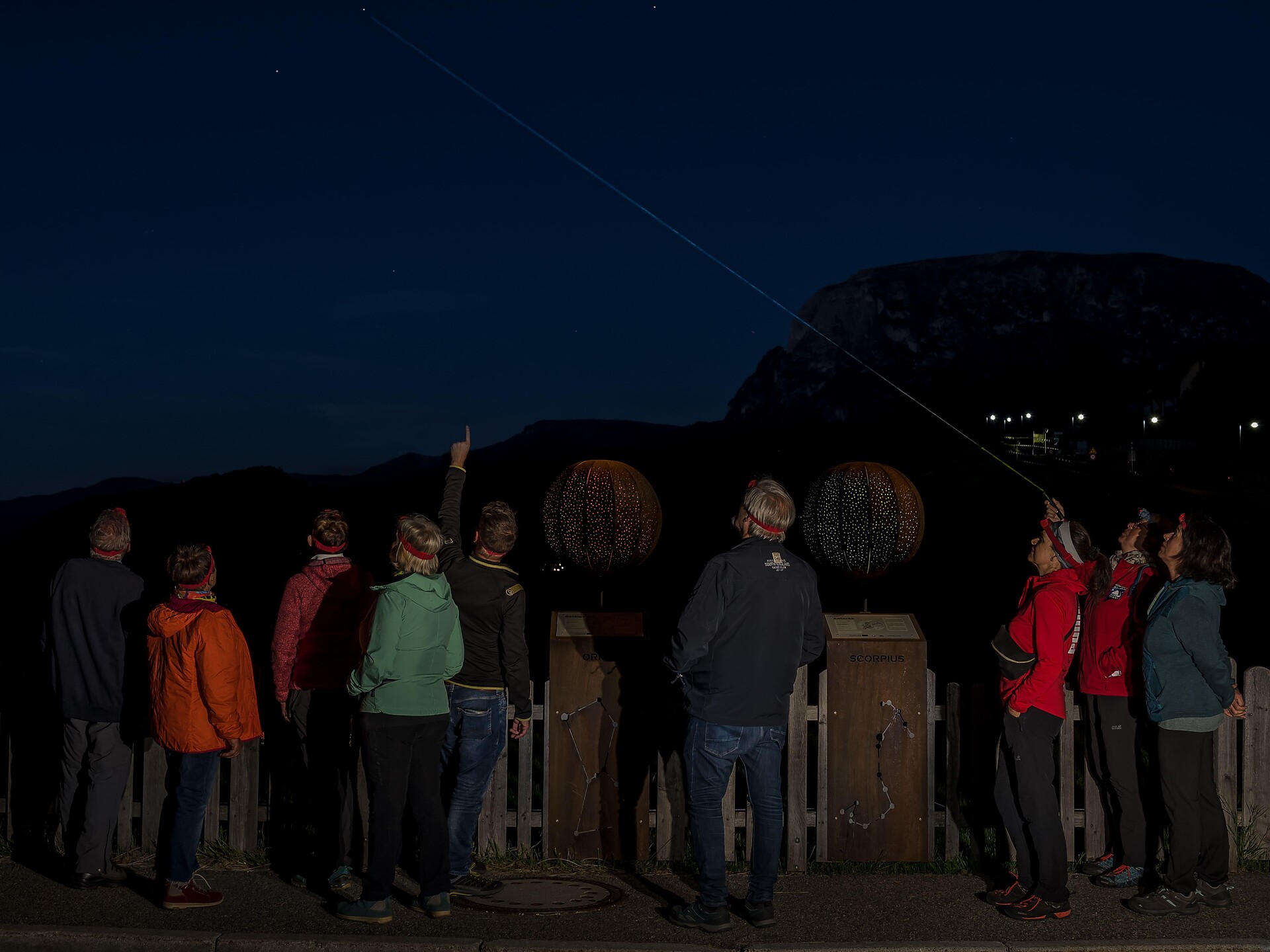 Fascino notte e cielo stellato - una escursione notturna - Regione dolomitica Val d'Ega - #1 - suedtirol.info