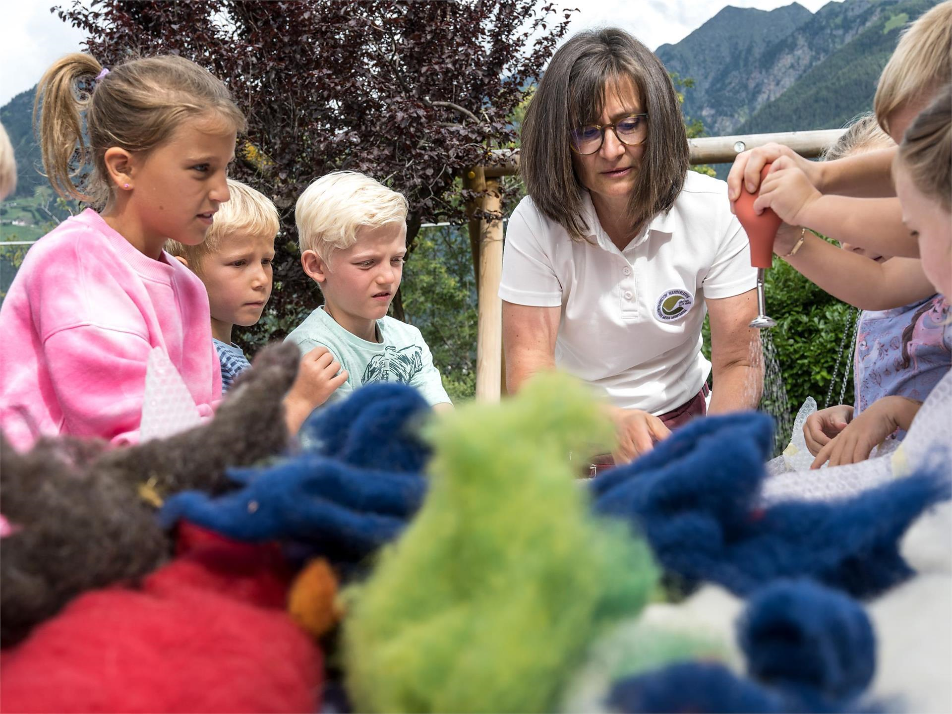 Programma per famiglie: Fantasiosi fiori in feltro Scena 2 suedtirol.info