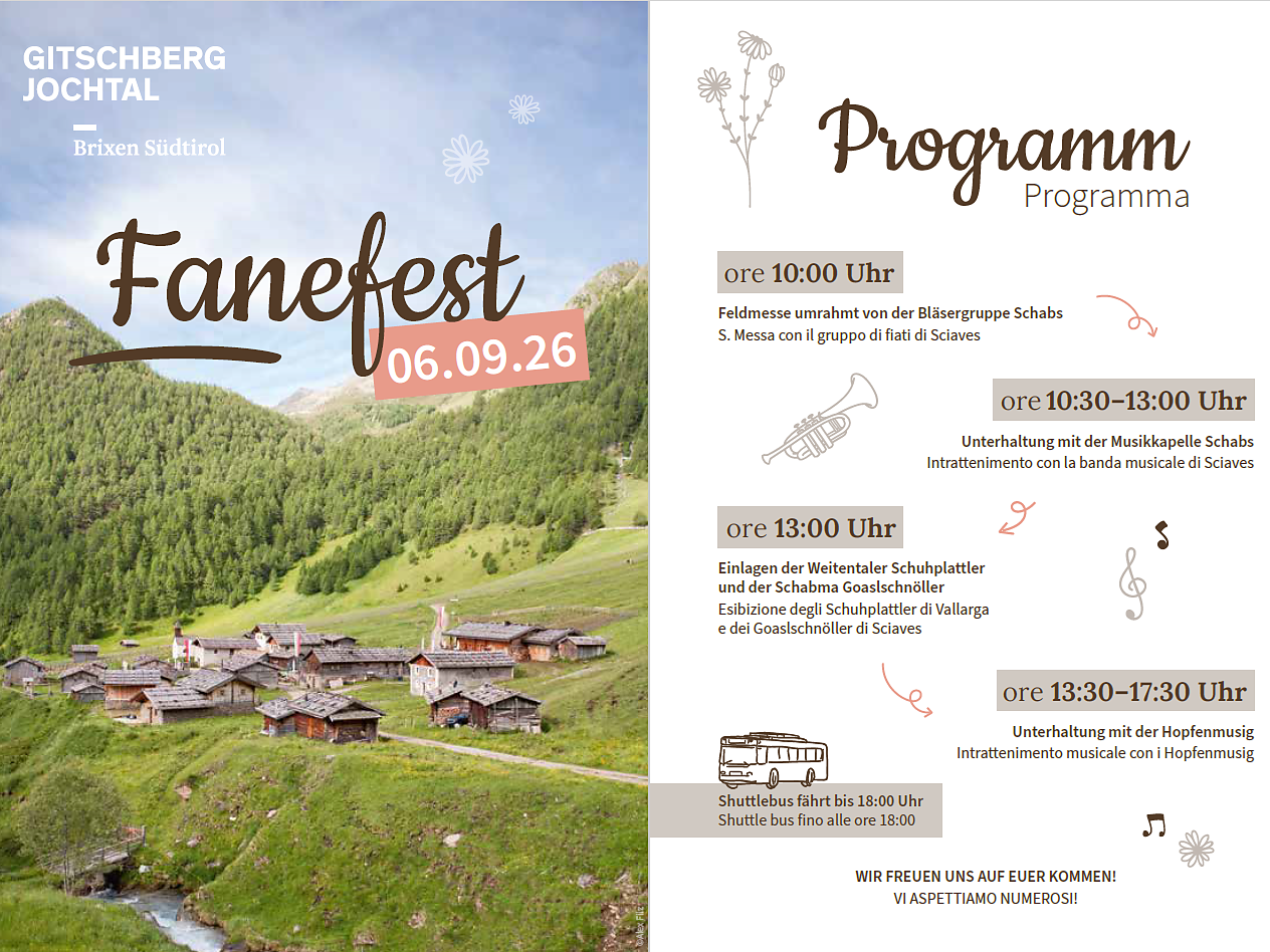 Festa alla malga Fane a Valles - Bressanone e dintorni - #1 - suedtirol.info