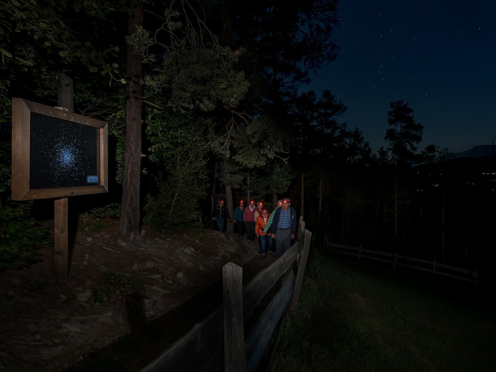 Fascino notte e cielo stellato - Escursione notturna Cornedo all'Isarco 2 suedtirol.info